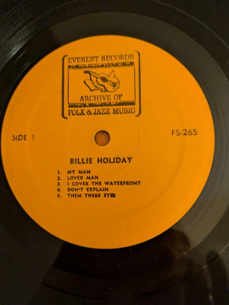 Billie Holiday – Billie Holiday (VG/VG+) – LP, US 1973 - Image 3