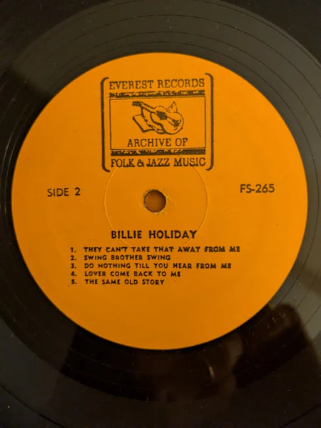 Billie Holiday – Billie Holiday (VG/VG+) – LP, US 1973 - Image 4