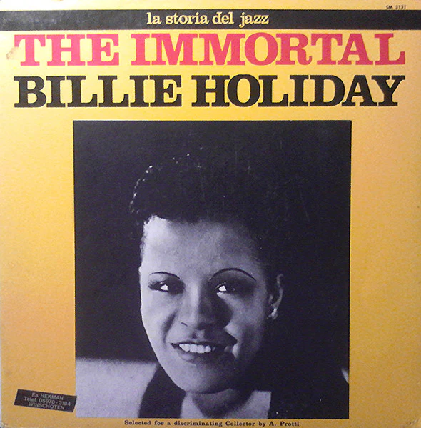 Billie Holiday – The Immortal Billie Holiday (VG/VG+) – LP, IT 1971