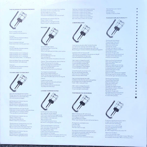 Billy Bragg – Back To Basics (VG/VG+) – 2xLP, AU 1987 - Image 5