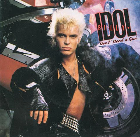 Billy Idol – Don't Need A Gun (VG+/Generic) – 7", AU 1987