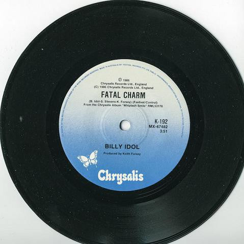 Billy Idol – Don't Need A Gun (VG+/Generic) – 7", AU 1987 - Image 4