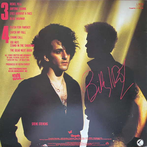 Billy Idol – Rebel Yell (E/E) – LP, AU 1983 - Image 2