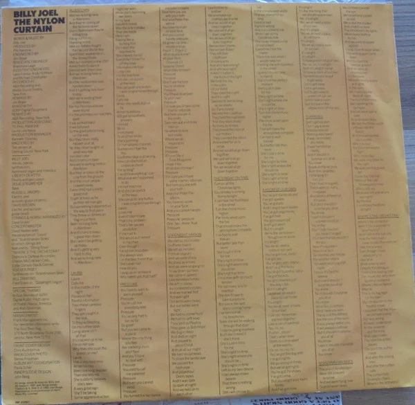 Billy Joel – The Nylon Curtain (VG+/VG+) – LP, AU 1982 - Image 3