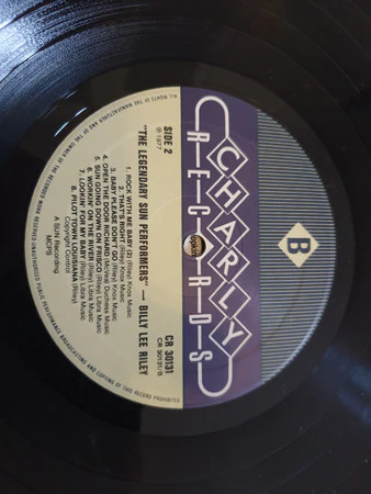Billy Lee Riley – The Legendary Sun Performers (VG/VG+) – LP, UK - Image 5