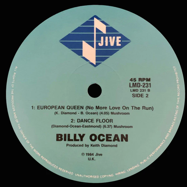 Billy Ocean – Caribbean Queen (No More Love On The Run) (VG/VG+) – 12", AU 1984 - Image 4