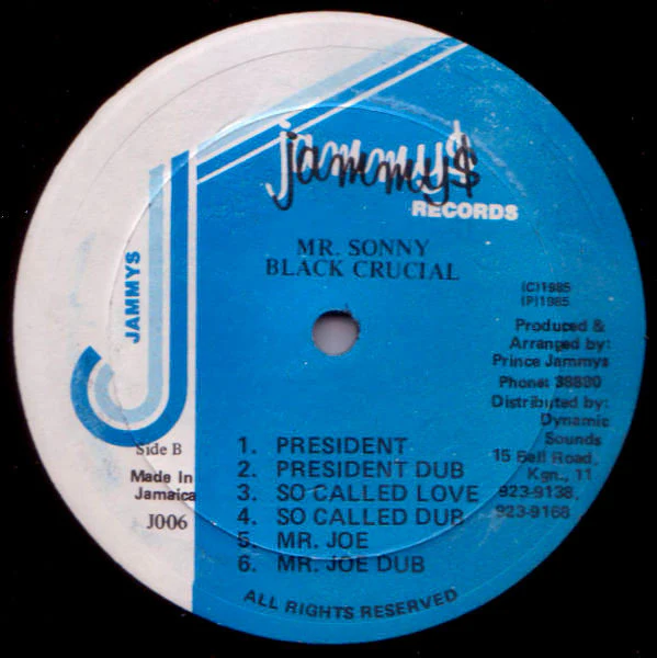 Black Crucial – Mr. Sonny (VG/VG) – LP, JM 1985 - Image 3