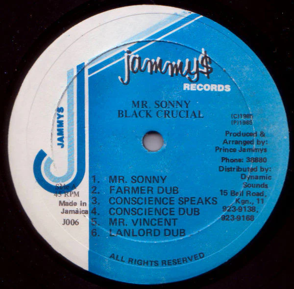 Black Crucial – Mr. Sonny (VG/VG) – LP, JM 1985 - Image 4