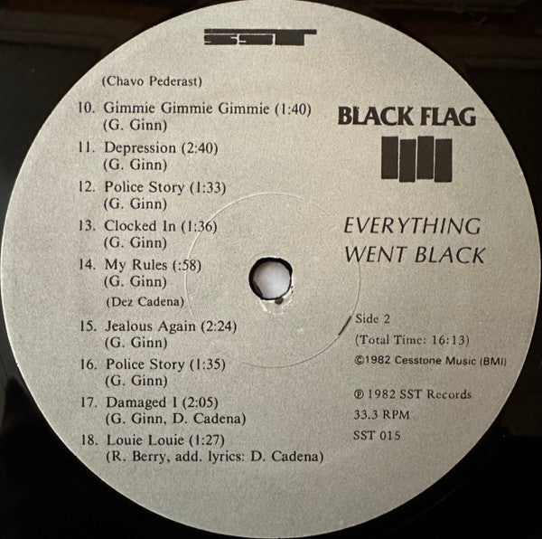 Black Flag – Everything Went Black (E/E) – 2xLP, US - Image 4