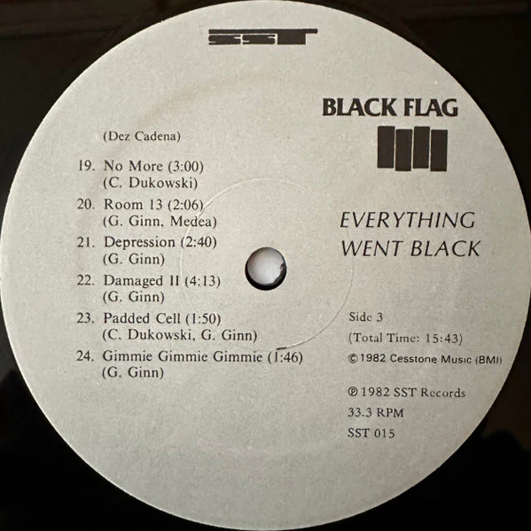 Black Flag – Everything Went Black (E/E) – 2xLP, US - Image 5
