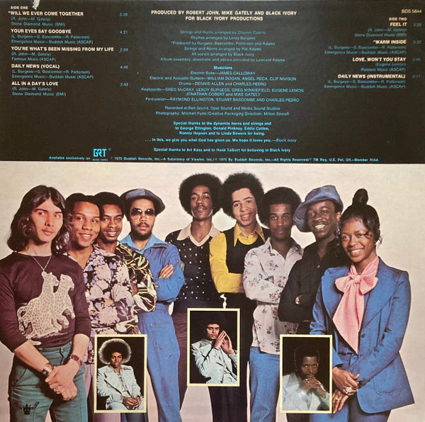 Black Ivory – Feel It (VG/VG+) – LP, US 1975 - Image 2