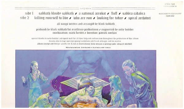Black Sabbath – Sabbath Bloody Sabbath (VG+/VG+) – LP, AU 1973 - Image 2