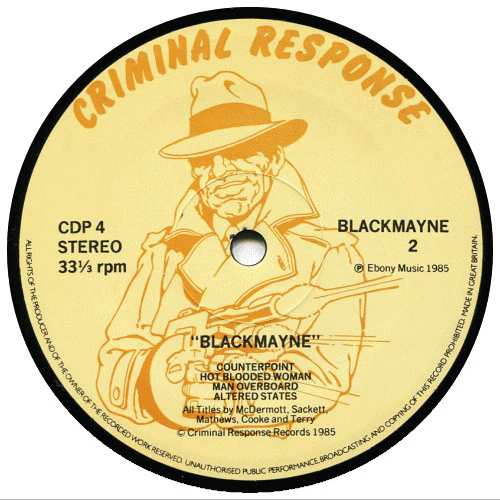 Blackmayne – Blackmayne (VG+/VG+) – LP, UK 1985 - Image 4
