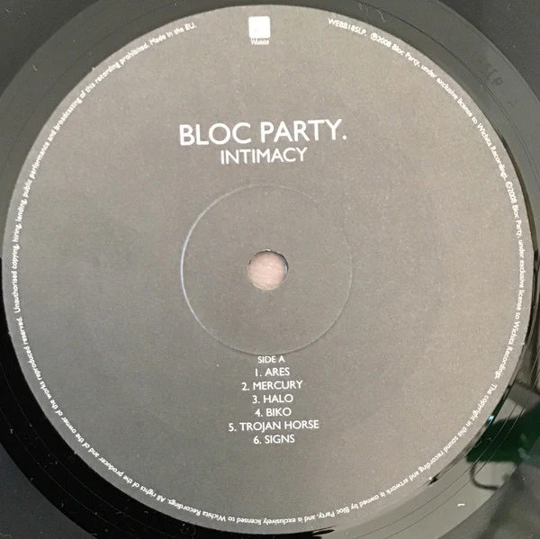 Bloc Party – Intimacy (VG+/E) – LP, EU 2008 - Image 6