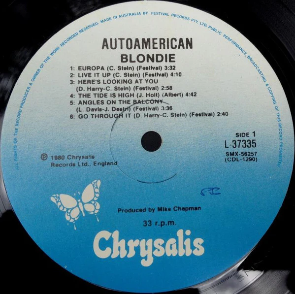 Blondie – AutoAmerican (VG+/VG+) – LP, AU 1980 - Image 4