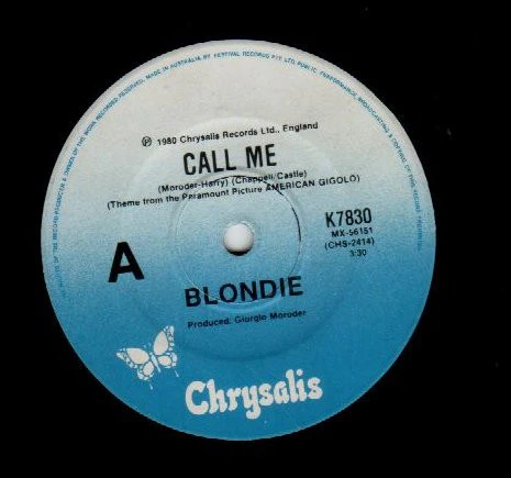 Blondie, Giorgio Moroder – Call Me (VG+/Generic) – 7", AU 1980