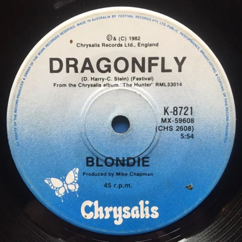 Blondie – Island Of Lost Souls (VG/Generic) – 7", AU 1982 - Image 2