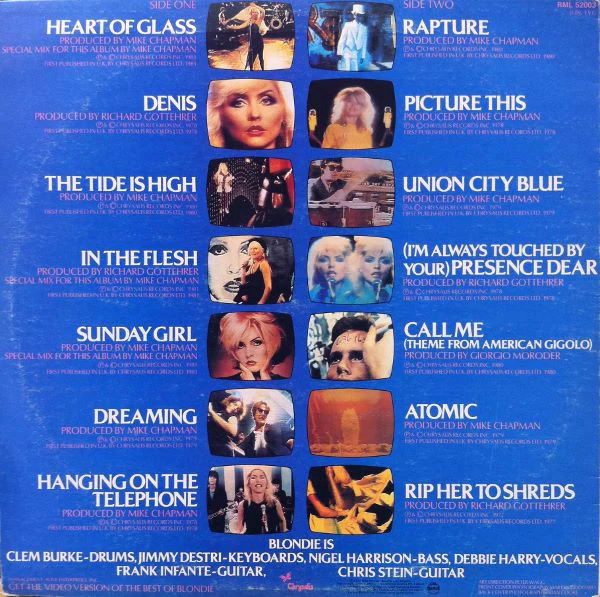 Blondie – The Best Of Blondie (VG/VG) – LP, AU 1981 - Image 2