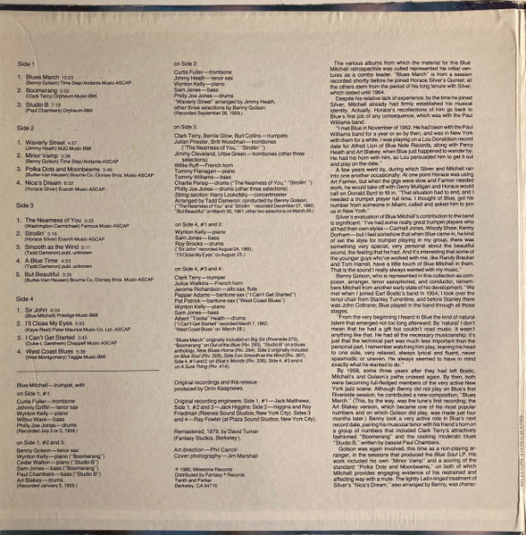 Blue Mitchell – A Blue Time (VG+/VG+) – 2xLP, US 1980 - Image 2