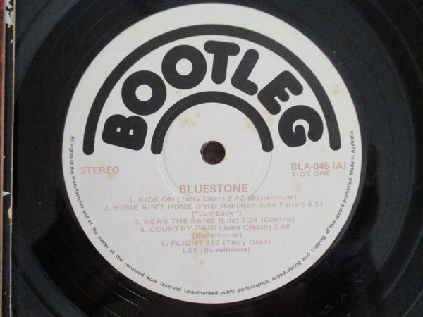 Bluestone – Bluestone (VG+/E) – LP, AU 1974 - Image 6