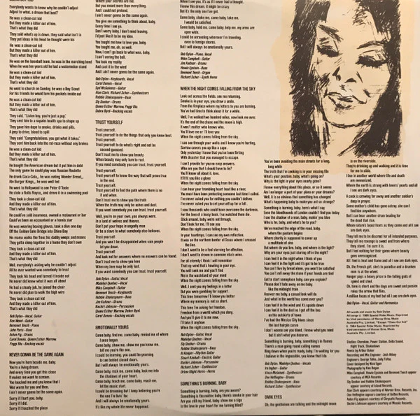 Bob Dylan – Empire Burlesque (VG+/VG+) – LP, AU 1985 - Image 6