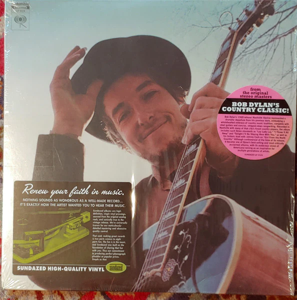 Bob Dylan – Nashville Skyline (VG+/VG+) – LP, US 2007