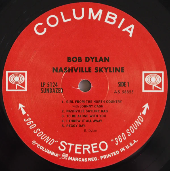 Bob Dylan – Nashville Skyline (VG+/VG+) – LP, US 2007 - Image 4