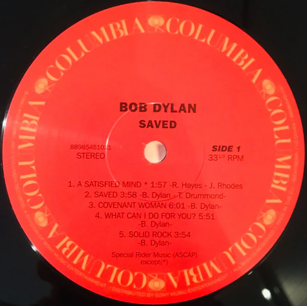 Bob Dylan – Saved (VG+/VG+) – LP, EU 2017 - Image 3