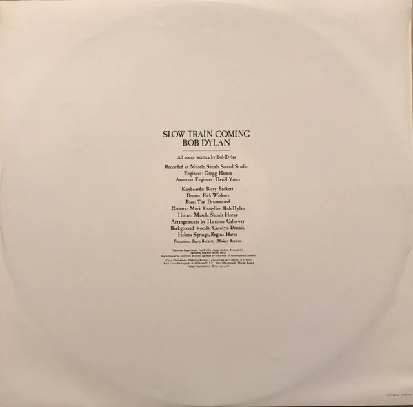 Bob Dylan – Slow Train Coming (VG+/VG+) – LP, AU 1979 - Image 5