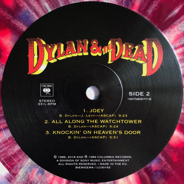 Bob Dylan, The Grateful Dead – Dylan & The Dead (VG+/VG+) – LP, EU 2018 - Image 4