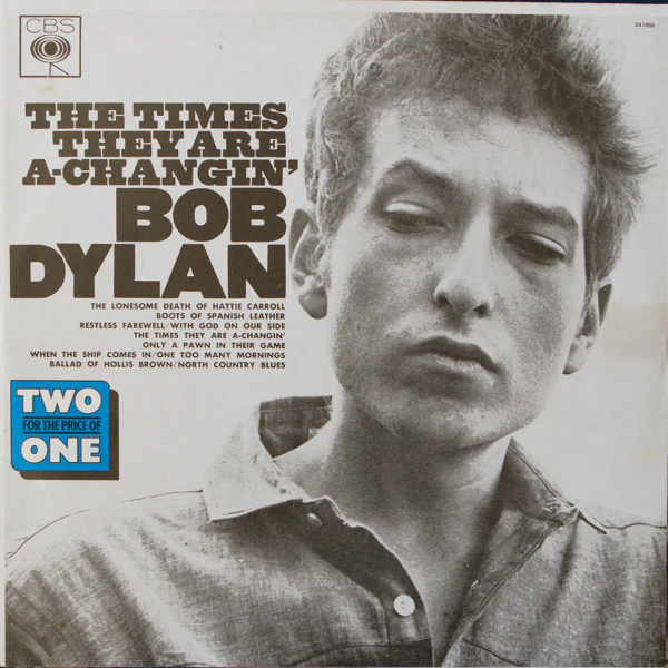 Bob Dylan – The Times They Are A-Changin' / Bob Dylan (VG+/VG+) – LP, AU 1983