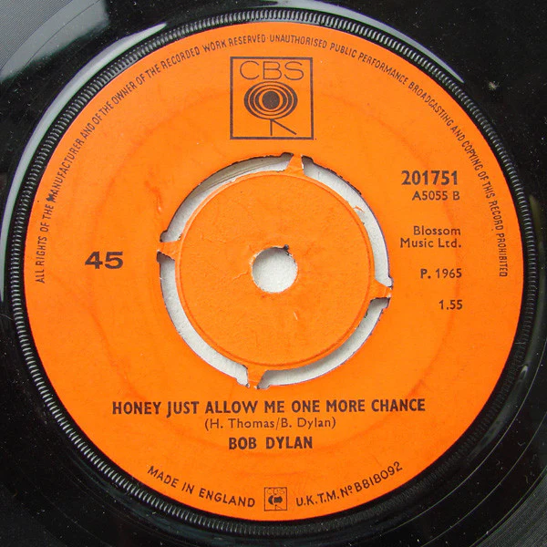Bob Dylan – Times They Are A-Changin' (VG/Generic) – 7", UK 1965 - Image 2