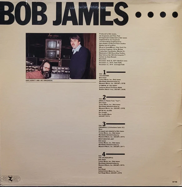 Bob James – All Around The Town (VG+/VG+) – 2xLP, US 1981 - Image 2