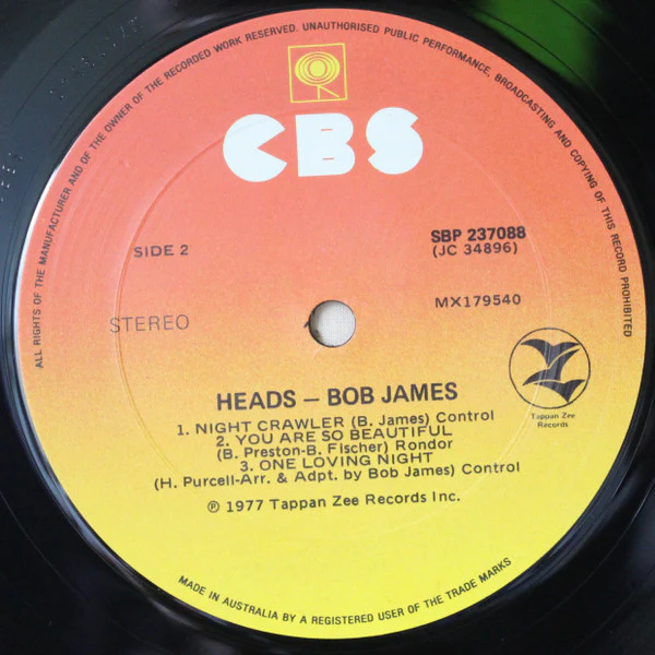 Bob James – Heads (VG+/G+) – LP, AU 1977 - Image 6