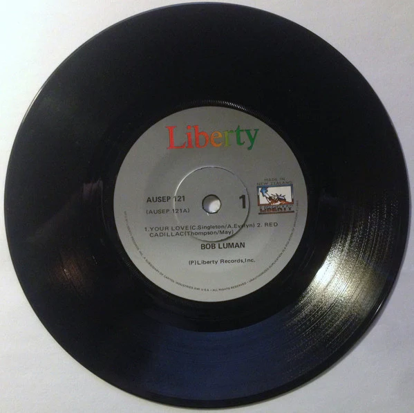 Bob Luman – Rockabilly (VG+/VG+) – 7", NZ - Image 2