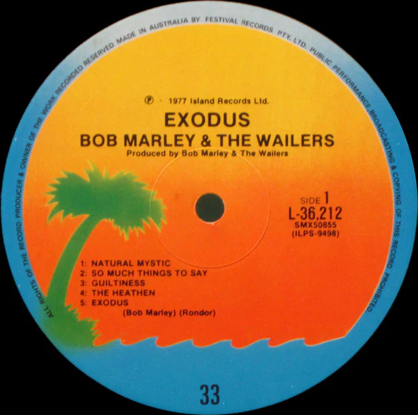 Bob Marley & The Wailers – Exodus (VG+/VG+) – LP, AU 1977 - Image 5