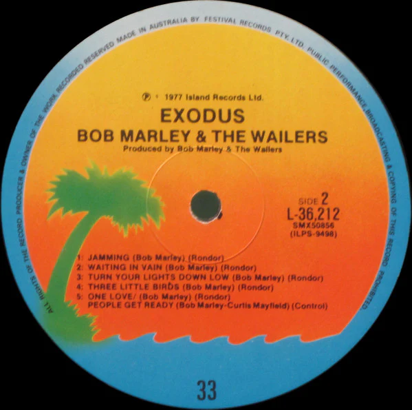 Bob Marley & The Wailers – Exodus (VG+/VG+) – LP, AU 1977 - Image 6