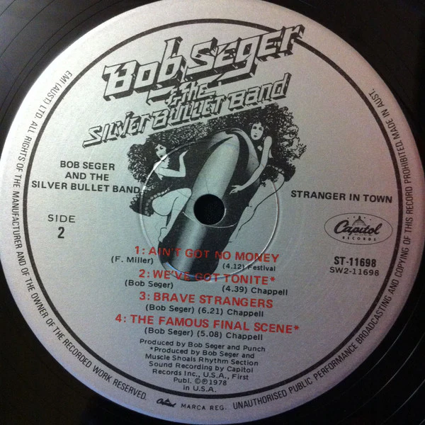 Bob Seger And The Silver Bullet Band – Stranger In Town (VG+/VG+) – LP, AU 1978 - Image 6