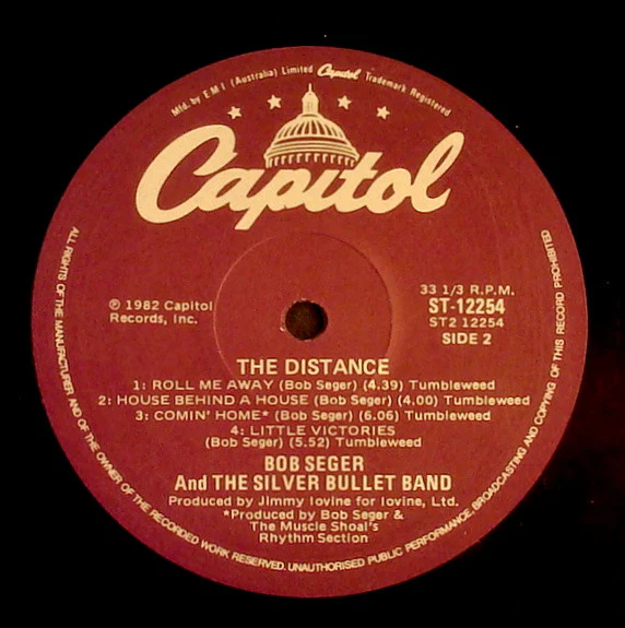 Bob Seger And The Silver Bullet Band – The Distance (VG+/VG+) – LP, AU 1982 - Image 6