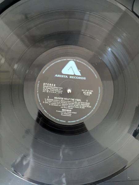 Bob Weir – Heaven Help The Fool (VG+/VG+) – LP, AU - Image 5