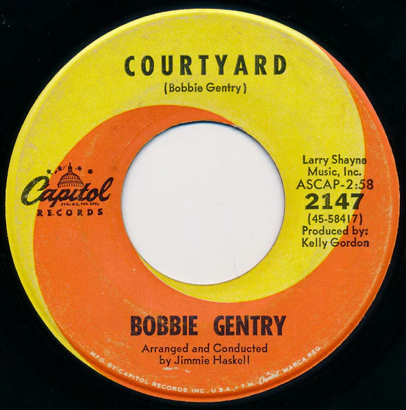 Bobbie Gentry – Louisiana Man / Courtyard (E/Generic) – 7", US 1968 - Image 2