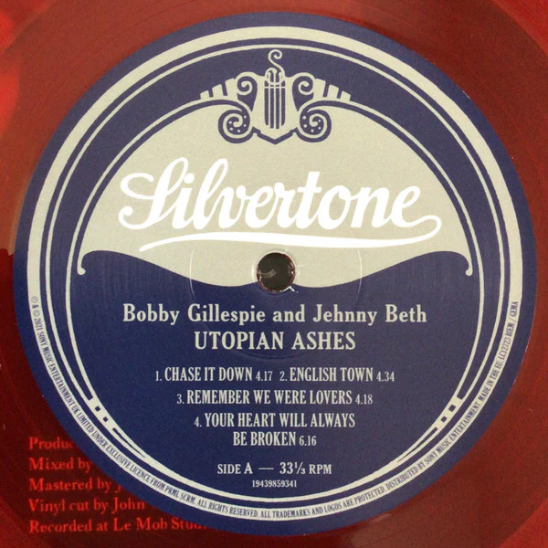Bobby Gillespie, Jehnny Beth – Utopian Ashes (VG/VG) – LP, UK 2021 - Image 6