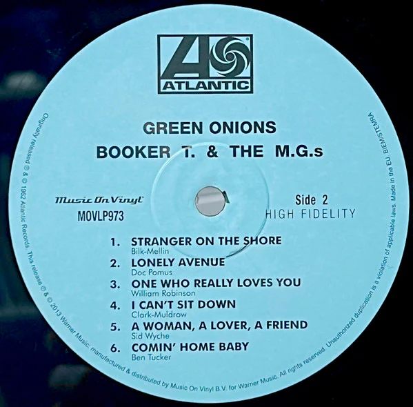 Booker T & The MG's – Green Onions (VG+/VG+) – LP, EU 2014 - Image 4