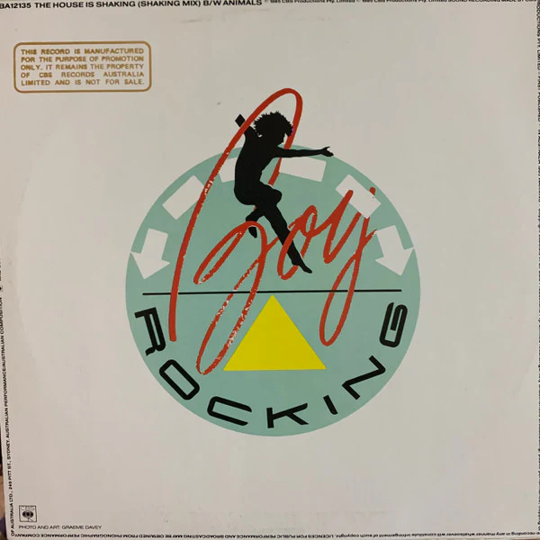 Boy Rocking – The House Is Shaking (VG+/VG+) – 12", AU 1985 - Image 2