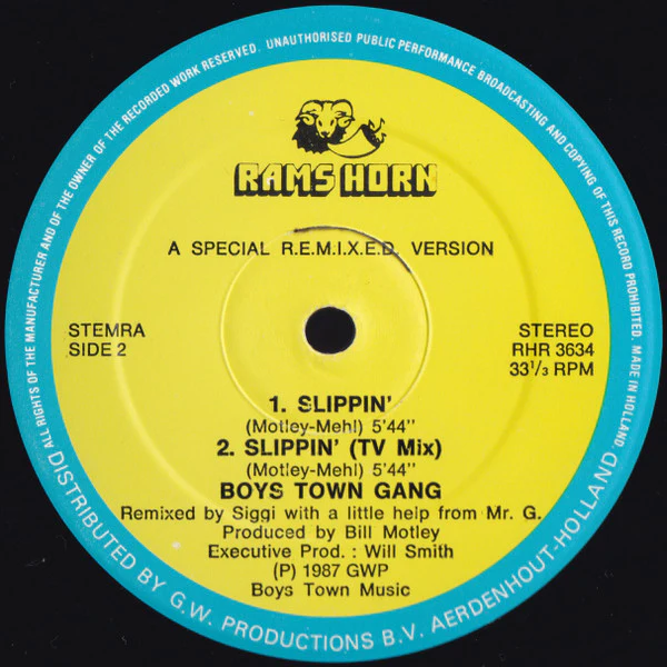 Boys Town Gang – Can't Take My Eyes Off You (A Special Fased Remixed Version) (VG+/Generic) – 12", NL 1987 - Image 2