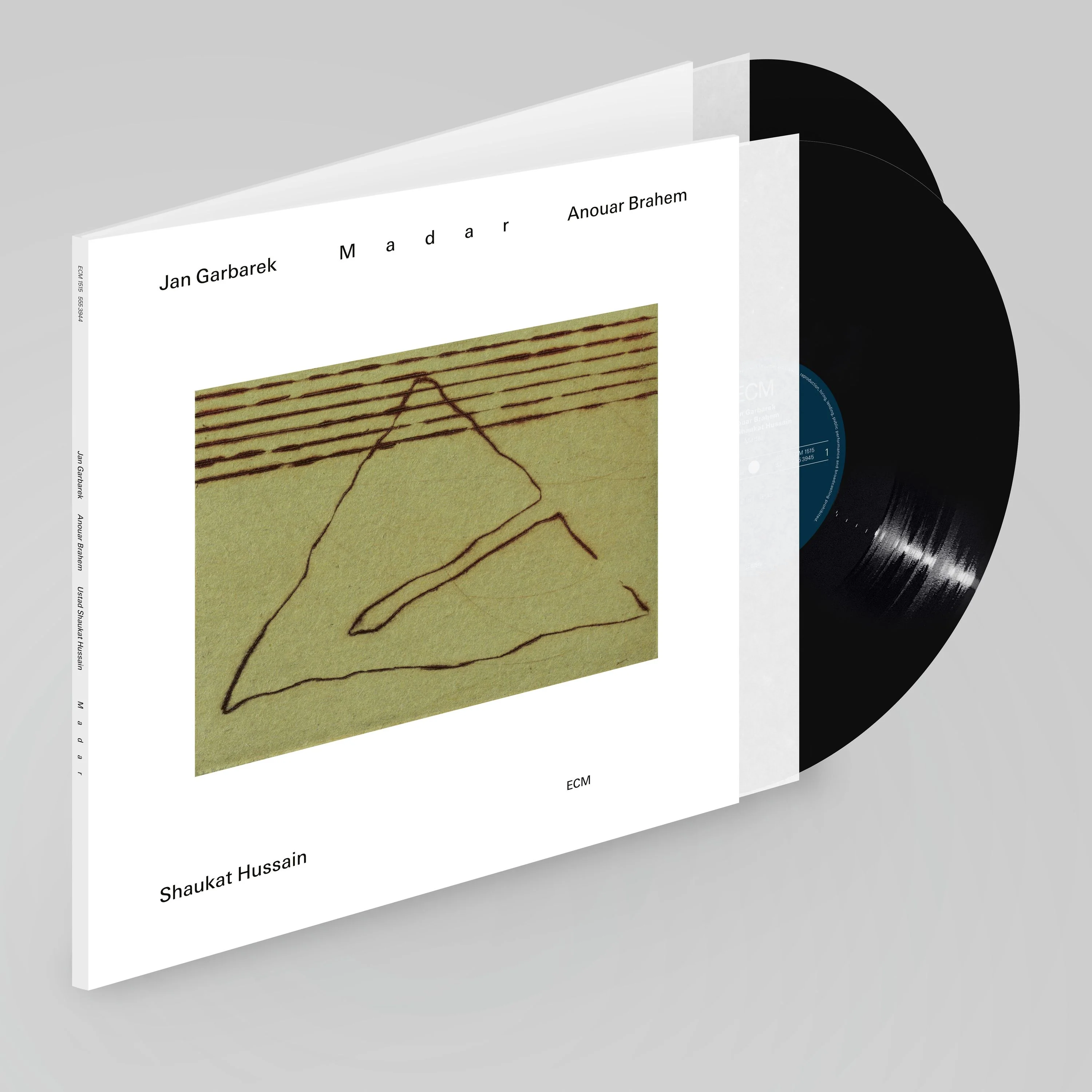 Brahem/Garbarek/Hussain – Madar (2xLP, ECM) - Image 2