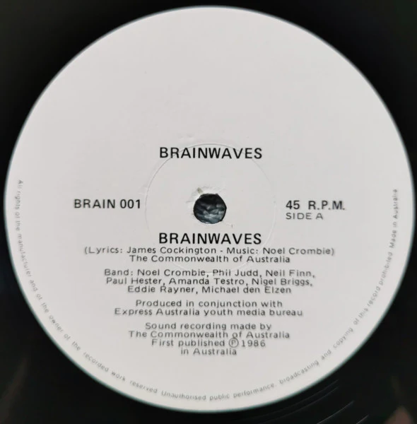 Brainwaves – Brainwaves (VG/VG+) – 12", AU 1986 - Image 2