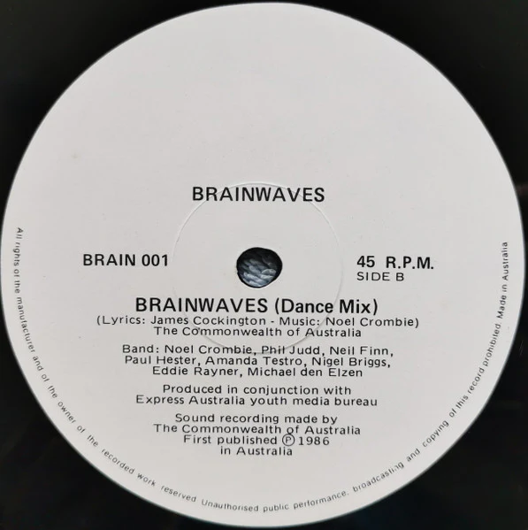Brainwaves – Brainwaves (VG/VG+) – 12", AU 1986 - Image 3