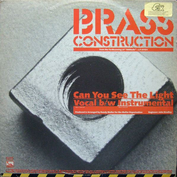 Brass Construction – Can You See The Light (VG+/VG+) – 12", US 1982 - Image 2