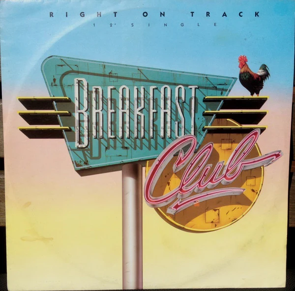 Breakfast Club – Right On Track (VG/VG+) – 12", AU 1987